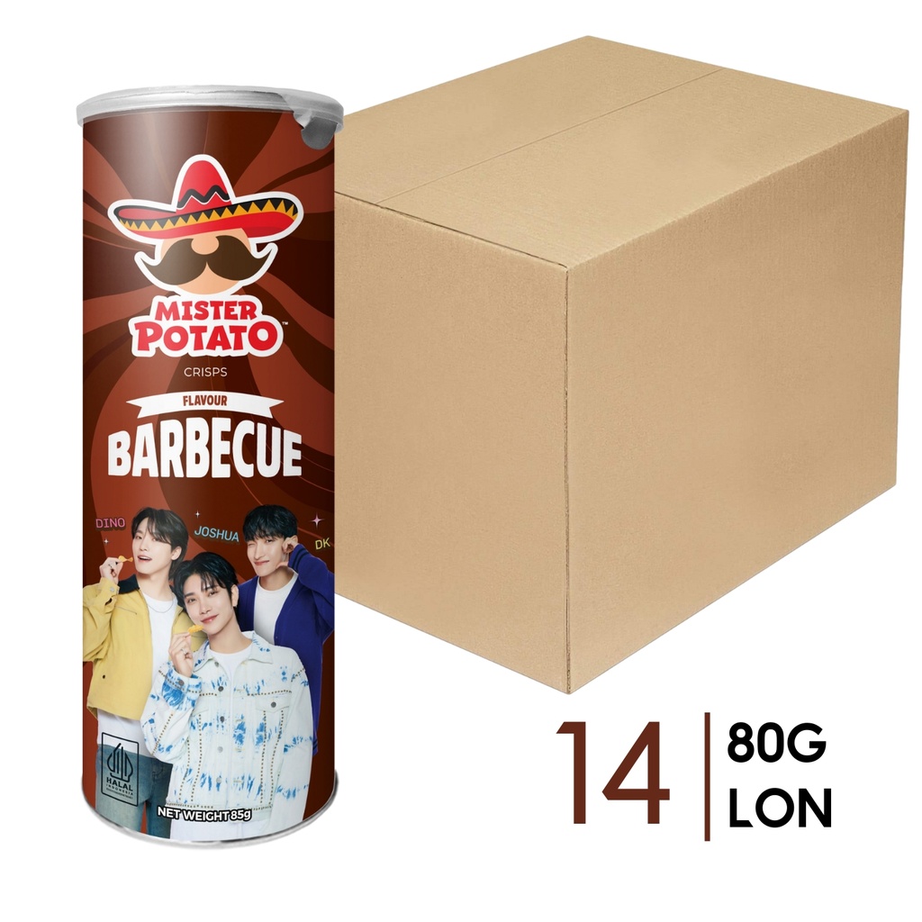 Mister Potato Khoai Tây Vị Barbecue 85g (THÙNG)