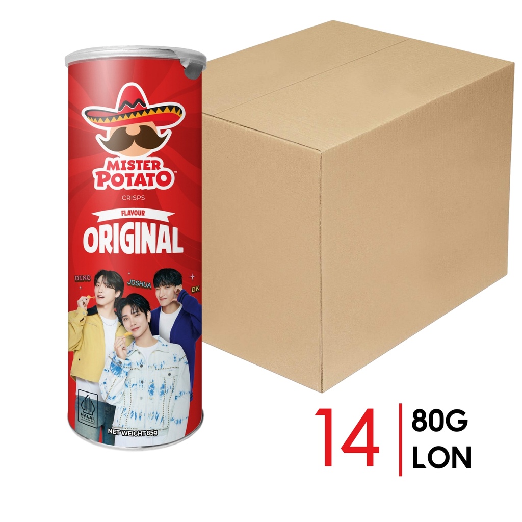 Mister Potato Khoai Tây Vị Truyền Thống 85g (THÙNG)